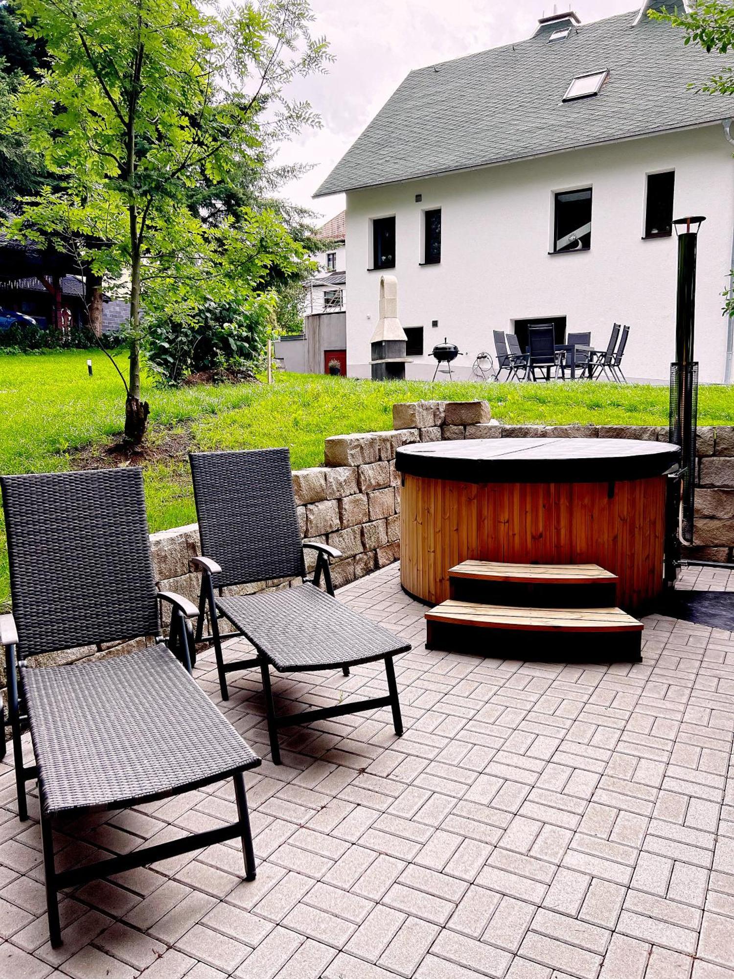 Rotterode Wellness Am Morgengau Mit Whirlpool Und Sauna מראה חיצוני תמונה