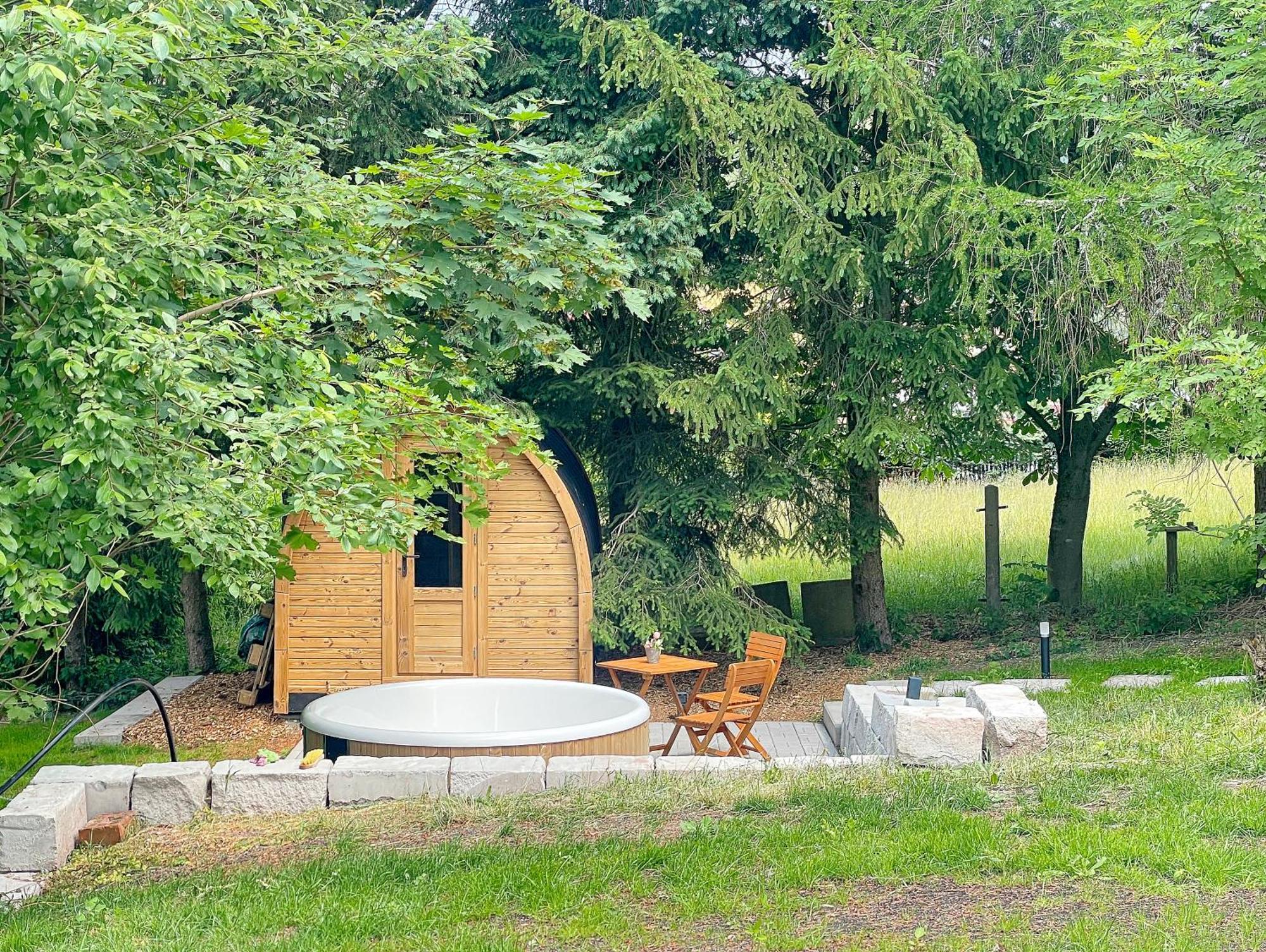 Rotterode Wellness Am Morgengau Mit Whirlpool Und Sauna מראה חיצוני תמונה